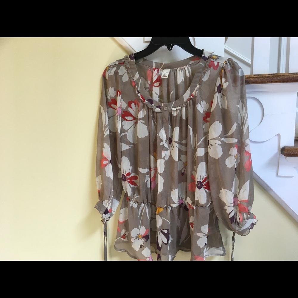 Old Navy sheer blouse S